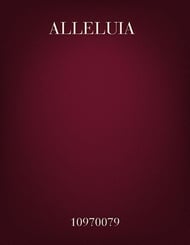 Alleluia TTB choral sheet music cover Thumbnail